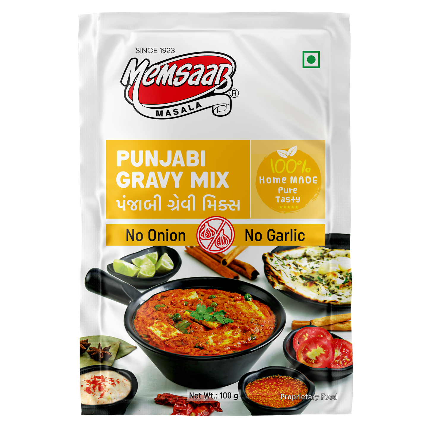 Memsaab Punjabi Gravy Mix No Onion No Garlic