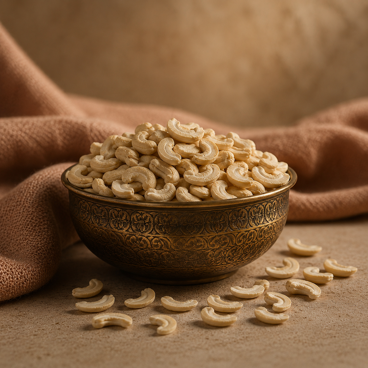 Cashew Nuts in Two Piece